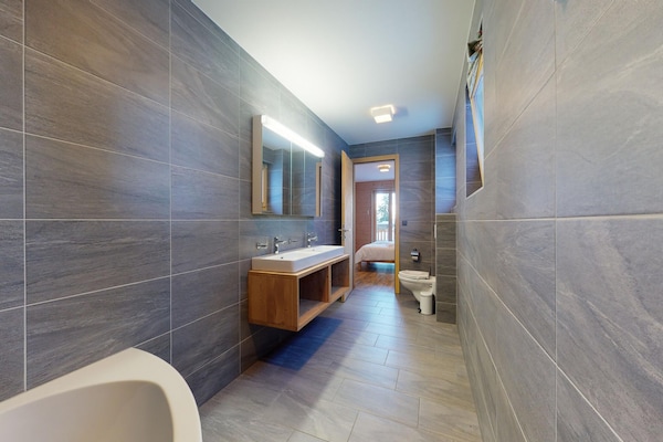 Foto van Appartement in Veysonnaz bij de skibaan - Vakantiehuis in Veysonnaz - BathRoom