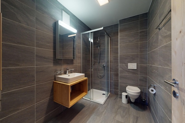 Foto van Appartement in Veysonnaz bij de skibaan - Vakantiehuis in Veysonnaz - BathRoom