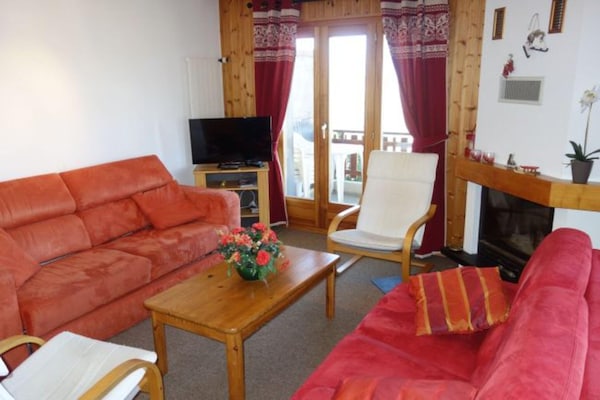 Foto van Appartement in Veysonnaz bij de skibaan - Vakantiehuis in Veysonnaz - LivingRoom