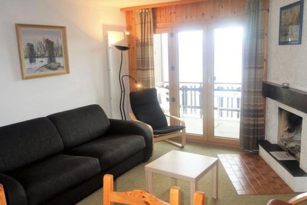 Foto van Appartement in Veysonnaz bij de skibaan - Vakantiehuis in Veysonnaz - LivingRoom