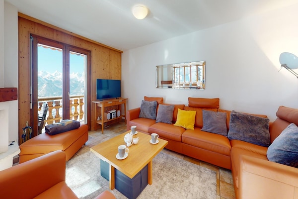 Foto van Luxe appartement in Veysonnaz - Vakantiehuis in Veysonnaz - LivingRoom