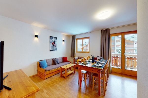 Foto van Geweldig appartement met parkeerplaats - Vakantiehuis in Haute-Nendaz - LivingRoom