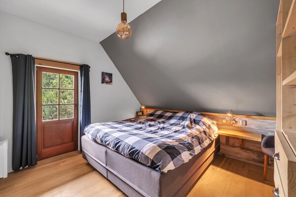 Foto van Villa in Tsjechië met Zwembad en Uitzicht - Vakantiehuis in Vidochov - BedRoom