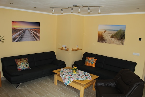 Foto van Bungalow in Börgerende-Rethwisch met sauna - Vakantiehuis in Börgerende-Rethwisch - LivingRoom