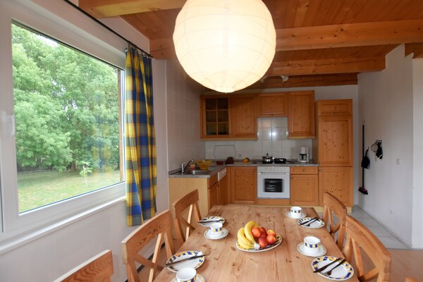 Foto van Luxe vakantieappartement in Boddin met tuin - Vakantiehuis in Walkendorf OT Boddin - Kitchen