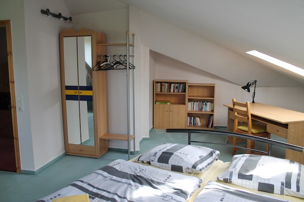 Foto van Luxe vakantieappartement in Boddin met tuin - Vakantiehuis in Walkendorf OT Boddin - BedRoom