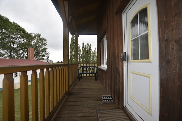 Foto van Luxe vakantieappartement in Boddin met tuin - Vakantiehuis in Walkendorf OT Boddin - TerraceBalcony