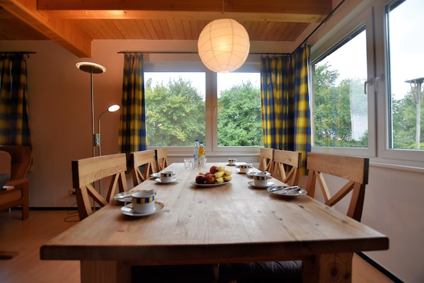 Foto van Luxe vakantieappartement in Boddin met tuin - Vakantiehuis in Walkendorf OT Boddin - DiningRoom