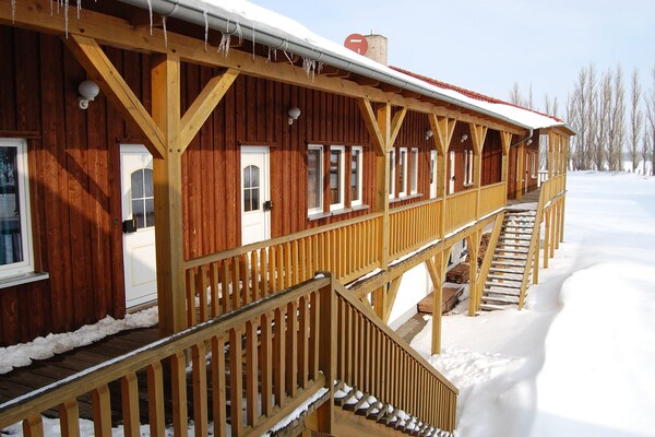 Foto van Luxe vakantieappartement in Boddin met tuin - Vakantiehuis in Walkendorf OT Boddin - ExteriorWinter