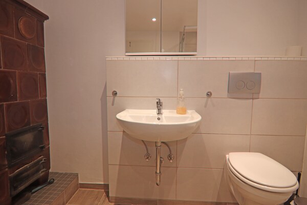 Foto van Boerderij in het Nationaal Park Müritz in Mirow - Vakantiehuis in Mirow - BathRoom