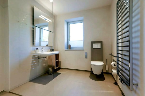 Foto van Exclusief landhuis op Fehmarn - Vakantiehuis in Fehmarn/Schlagsdorf - BathRoom
