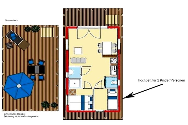 Foto van 2-slaapkamer woonboot - Vakantiehuis in Grossenbrode - Untagged
