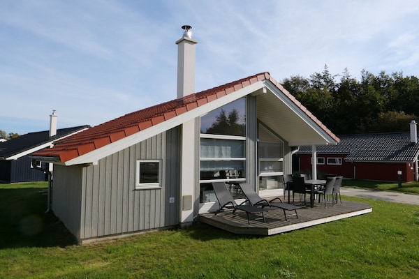 Foto van Deluxe Coastal Lodge met sauna - Vakantiehuis in Großenbrode - ExteriorSummer