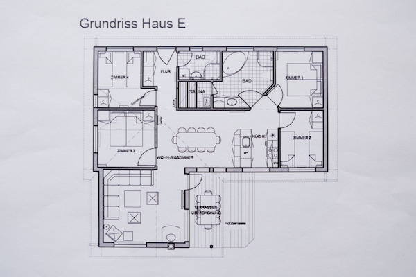 Foto van Deluxe Coastal Lodge met sauna - Vakantiehuis in Großenbrode - FloorPlan