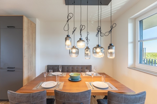 Foto van Luxe appartement met zeezicht - Vakantiehuis in Nordstrand - DiningRoom
