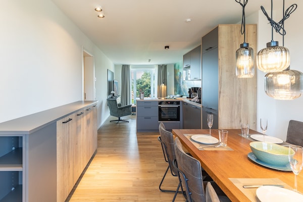 Foto van Luxe appartement met zeezicht - Vakantiehuis in Nordstrand - DiningRoom