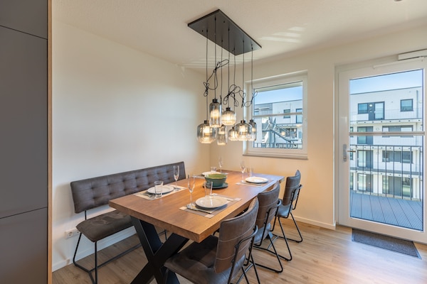 Foto van Luxe appartement met zeezicht - Vakantiehuis in Nordstrand - DiningRoom