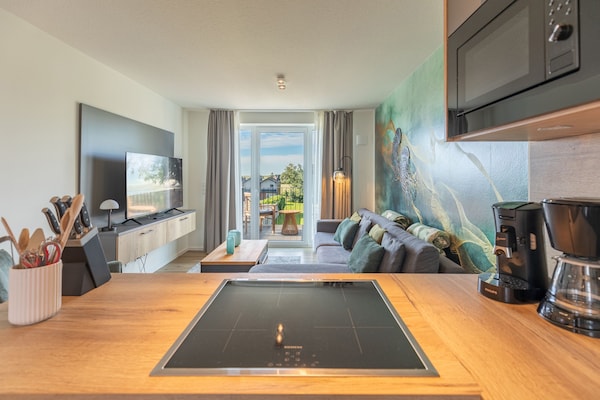 Foto van Luxe appartement met zeezicht - Vakantiehuis in Nordstrand - Kitchen