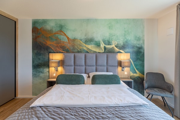 Foto van Luxe appartement met zeezicht - Vakantiehuis in Nordstrand - BedRoom
