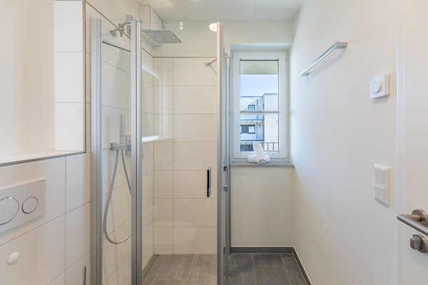 Foto van Luxe appartement met zeezicht - Vakantiehuis in Nordstrand - BathRoom