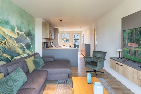 Foto van Luxe appartement met zeezicht - Vakantiehuis in Nordstrand - LivingRoom