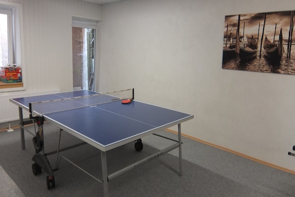 Foto van 8-pers. vakantiehuis op steenworp van Moezel - Vakantiehuis in Briedel - RecreationRoom