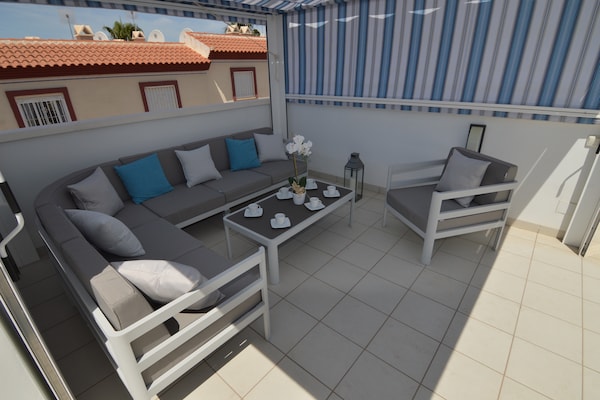 Foto van Villa met tuin en dakterras - Vakantiehuis in Ciudad Quesada - TerraceBalcony