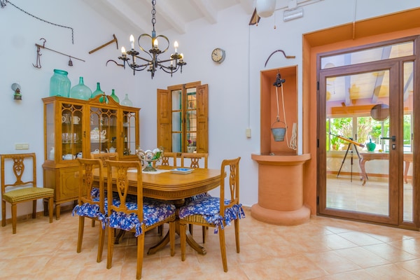 Foto van Mediterrane villa-retraite - Vakantiehuis in Felanitx, Illes Balears - ExteriorSummer