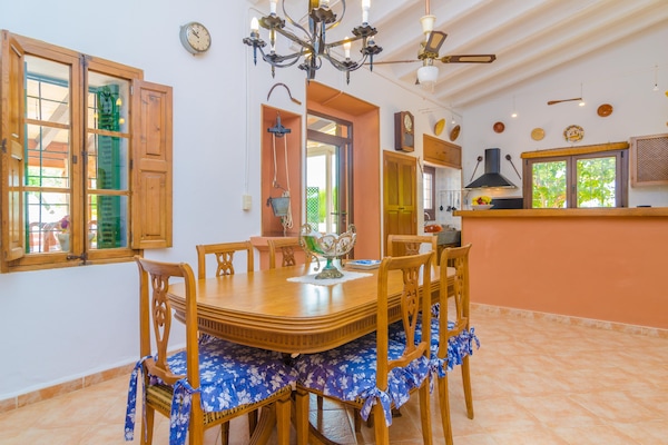 Foto van Mediterrane villa-retraite - Vakantiehuis in Felanitx, Illes Balears - ExteriorSummer