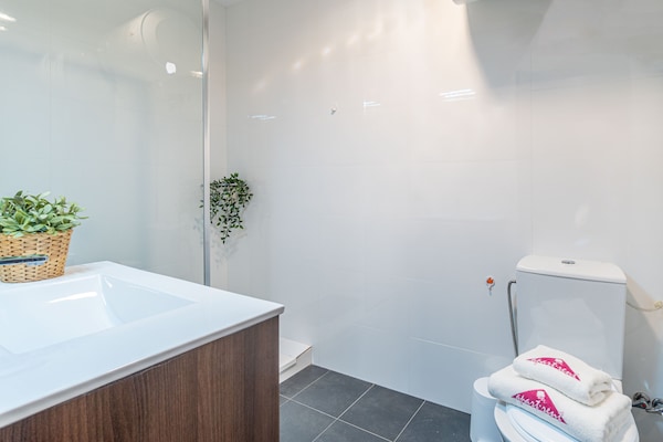 Foto van Appartement in Empuriabrava met Zwembad & Uitzicht - BathRoom
