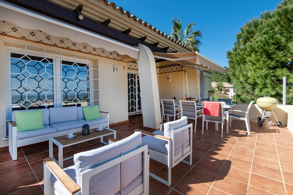 Foto van 3-slaapkamerappartement met privétuin - Vakantiehuis in Pinos de Alhaurín - TerraceBalcony