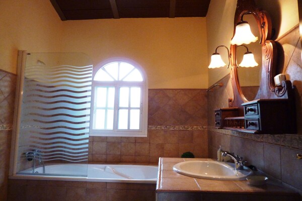 Foto van Villa in Andalusië met prachtig uitzicht - Vakantiehuis in Villanueva de la Concepción - BathRoom