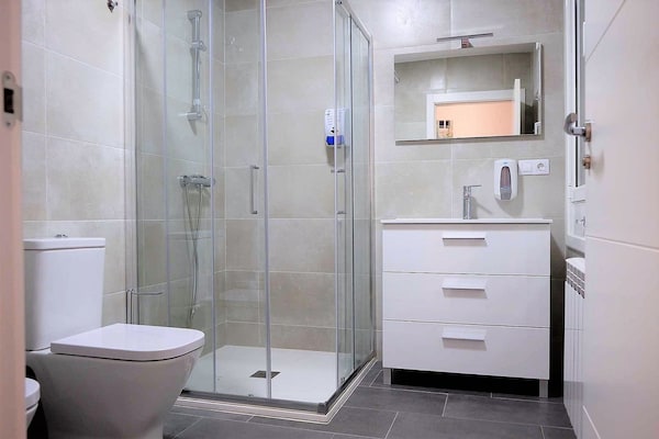 Foto van Appartement in Ourense bij warmwaterbronnen - Vakantiehuis in Ourense - BathRoom