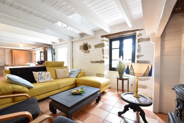 Foto van Bretagne Escape met Tuin - Vakantiehuis in Cleden Cap Sizun - LivingRoom