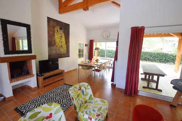 Foto van Idyllische villa met zwembad - Vakantiehuis in Les Mazes - LivingRoom