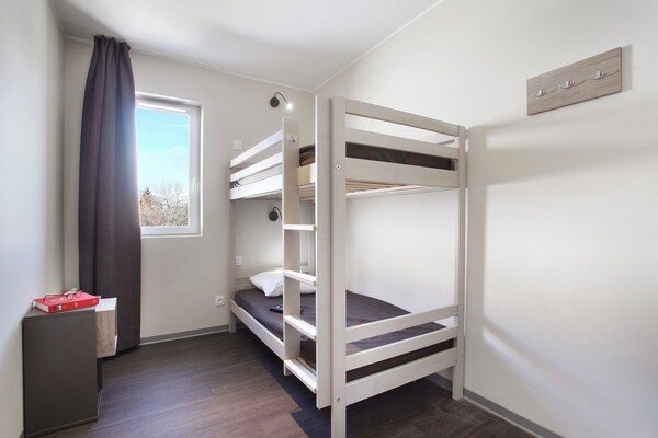 Foto van Chalet in Praroustan met Uitzicht op Bergen - Vakantiehuis in PRA LOUP 1500 - BedRoom