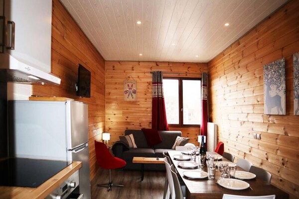 Foto van Appartement in Les Orres met uitzicht op de vallei - Untagged