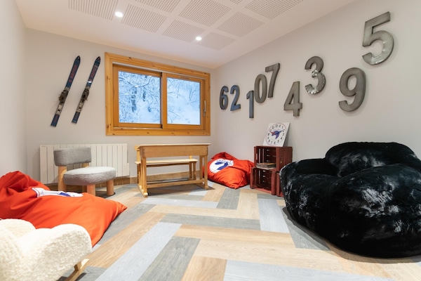 Foto van Chalet in Serre Chevalier voor gezinnen - Vakantiehuis in Saint Chaffrey - RecreationRoom