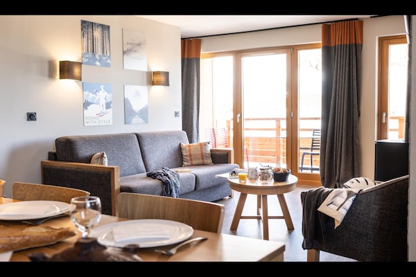 Foto van Appartement in Frankrijk met Ski-In/Ski-Out - Vakantiehuis in RISOUL - LivingRoom