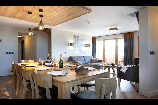 Foto van Appartement in Frankrijk met Ski-In/Ski-Out - Vakantiehuis in RISOUL - DiningRoom