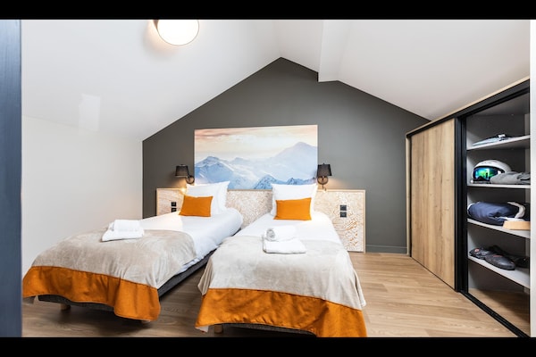 Foto van Appartement in Frankrijk met Ski-In/Ski-Out - Vakantiehuis in RISOUL - BedRoom