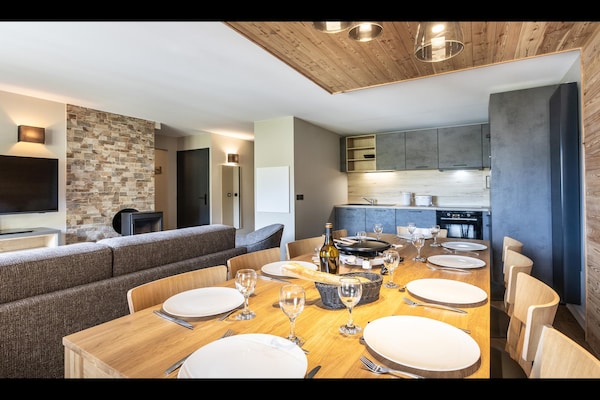 Foto van Appartement in Frankrijk met Ski-In/Ski-Out - Vakantiehuis in RISOUL - DiningRoom