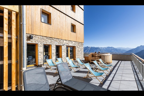 Foto van Appartement in Frankrijk met Ski-in/Ski-out - Vakantiehuis in RISOUL - TerraceBalcony