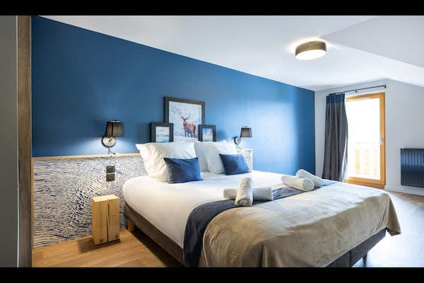 Foto van Appartement in Risoul met Ski-In/Ski-Out - Vakantiehuis in RISOUL - BedRoom