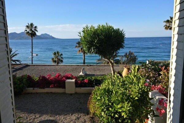 Foto van Appartement van 145 m² met privétoegang tot zee - Vakantiehuis in CANNES - ExteriorSummer