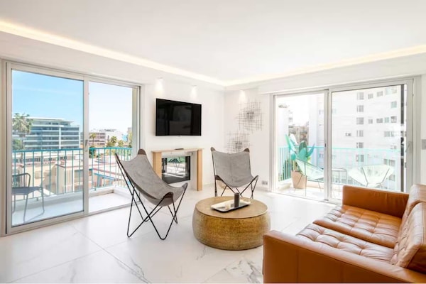 Foto van Modern appartement - 3BR- 6P - Palm Beach - Vakantiehuis in Cannes - Untagged