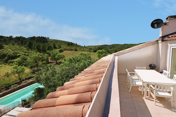 Foto van Serene familie-ontsnapping - Vakantiehuis in Villesèque-des-Corbières - TerraceBalcony