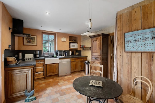 Foto van Elegante retraite in Normandië - Vakantiehuis in Lantheuil - Kitchen