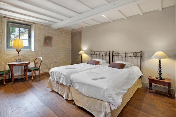 Foto van Elegante retraite in Normandië - Vakantiehuis in Lantheuil - BedRoom