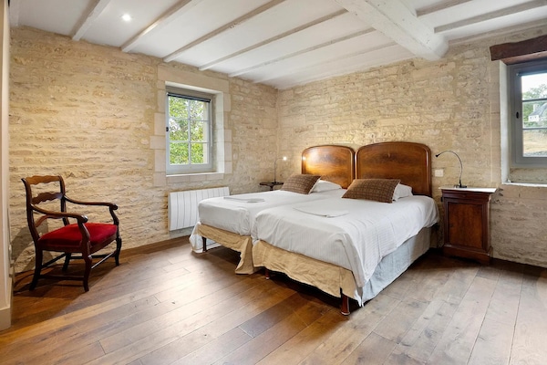 Foto van Elegante retraite in Normandië - Vakantiehuis in Lantheuil - BedRoom
